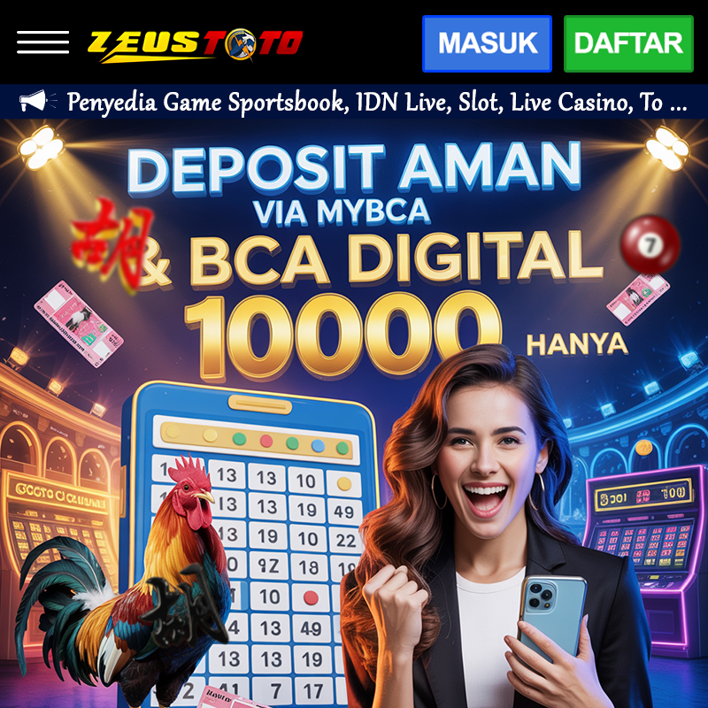 ZEUSTOTO | Deposit Aman via MyBCA & BCA Digital Hanya 10000 - WooCommerce eCommerce