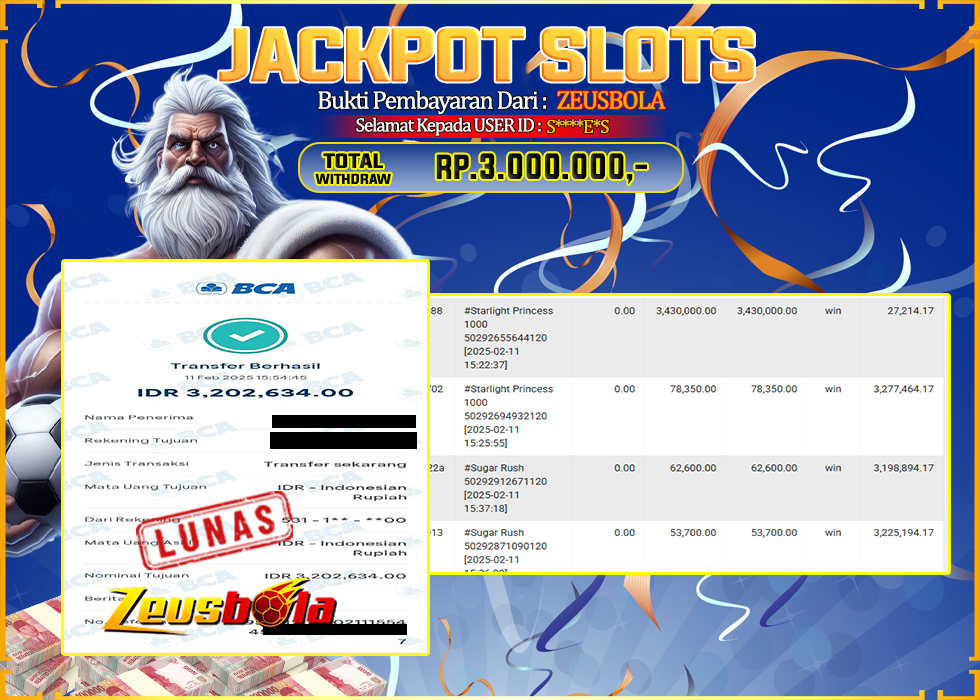 Jackpot SLOT IDR3900000,-